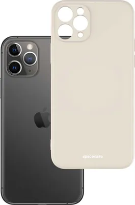Zdjęcie produktu dla Silikonowe etui SPACECASE Silicone Case do iPhone 11 Pro Beżowy