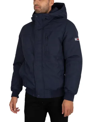 Produktbild von Tommy Jeans Herren Tech Bomberjacke, Blau M