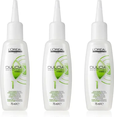 Produktbild von L´Oréal Professionnel Dulcia Advanced Dauerwellen-Emulsion No.1 3x75 ml