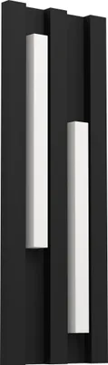 Immagine prodotto di Eglo 900118 FANDINA LED parete/soffitto per esterni 2x4,2W bianco nero bianco caldo IP55