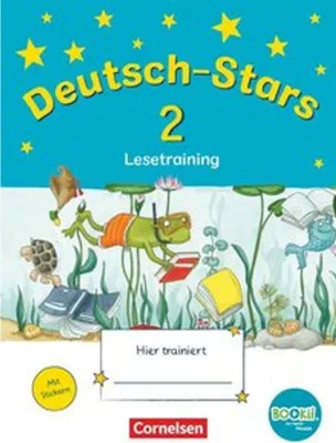 Obrázok produktu pre Deutsch-Stars - BOOKii-Ausgabe - 2. Schuljahr. Lesetraining. Übungsheft mit Lösungen