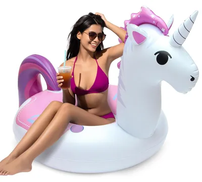 Image de Bouée gonflable pour adultes, idéale pour l'été et la plage