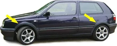 Produktbild von Radläufe  Kotflügel Kunststoff Radlauf Verbreiterungen für VW Golf 3 91-97