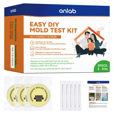 Produktbild von Schimmel-Testkit für den Heimgebrauch - Erkennung von Luft- und Oberflächenschimmel