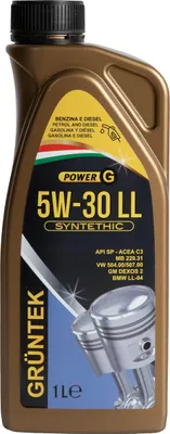 Productafbeelding van Gruntek GRUNTEK Motorolie 5W30 LL C3, 1 liter