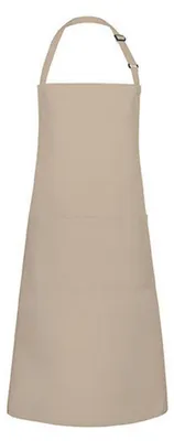 Produktbild von Karlowsky - Latzschürze "Basic", Tasche LT4283 (Einheitsgröße) (Sand)