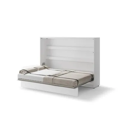 Produktbild von Bed Concept BC-04 Wandklappbett Vertikal Schrankbett ohne Matratze, 140x200 cm - Weiß