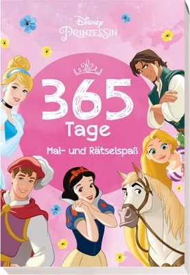 Produktbild von Disney Prinzessin: 365 Tage Mal- und Rätselspaß