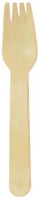 Produktbild von 20 Holzgabeln 16 cm umweltfreundlich - Einheitsgröße