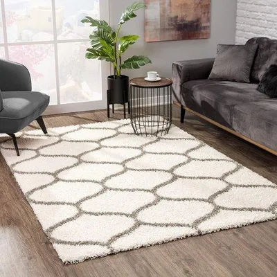 Produktbild von Famanu Teppich Einfarbig Waschbar Weich - Wohnzimmer 80 x 150 cm