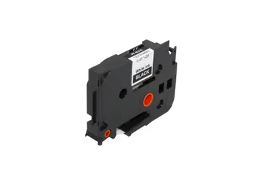 Produktbild von Schriftband kompatibel zu Brother TZe-335 12mm x 8m Weiß auf Schwarz