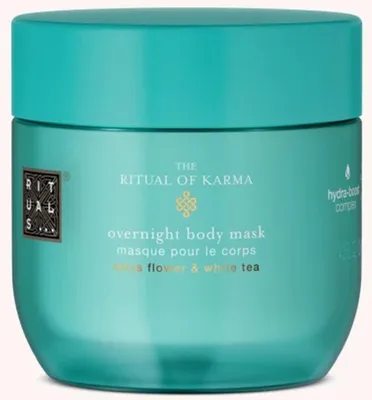 Produktbild von Rituals The Ritual of Karma Overnight Body Maske, Frauen, Feuchtigkeitsspendend, Weichmachend, 125 ml, Topf, Gel, Blumen