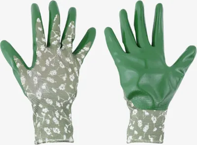Produktbild von Esschert Design Garten Handschuhe grün Blumen Beschichtung Arbeits Schutz Griff