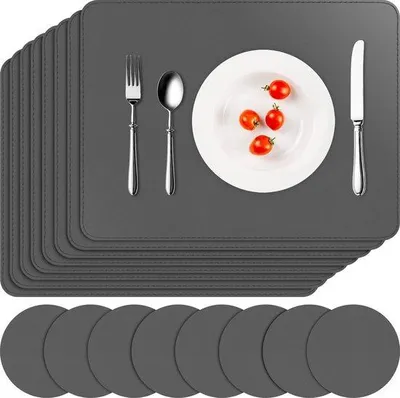 Produktbild von Famanu Tischsets Wasserfest 8er Set - PVC, Doppelseitig
