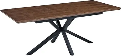 Zdjęcie produktu dla Stół rozkładany LOGAN 160(200)x90 orzech/czarny mat