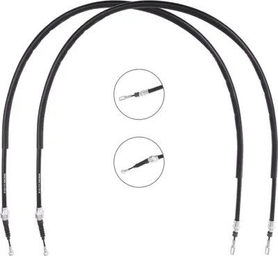 Produktbild von RIDEX Handbremsseil Seilzug Feststellbremse für VW SHARAN (7M8, 7M9, 7M6) Hinten Links Rechts 124C1158