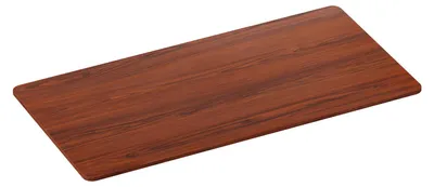 Image de Plateau de bureau bords arrondis 150x75cm, noyer