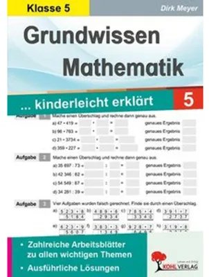 Obrázok produktu pre Grundwissen Mathematik 5. Schuljahr