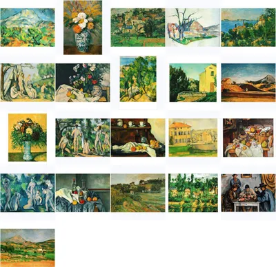 Produktbild von Kunstkarten-Komplett-Set Paul Cézanne