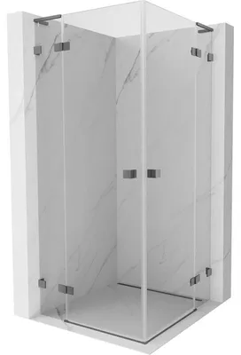 Obrázek produktu pro Mexen Lunar L Duo sprchový kout dvoukřídlý 100 x 100 cm, transparentní, gun metal - 834L-100L-100P-95-00