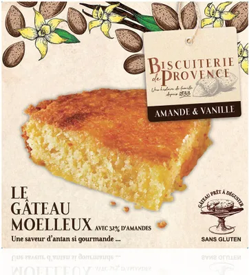 Produktbild von Biscuiterie de Provence Le Gâteau Moelleux - Mandelkuchen glutenfrei