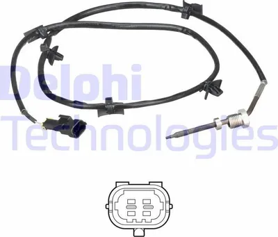 Produktbild von DELPHI TS30199 Abgastemperatursensor für OPEL Mokka / Mokka X (J13) 1mm