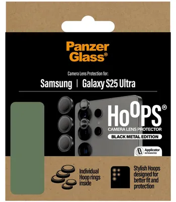 Productafbeelding van PanzerGlass Hoops Camera lens protector voor Samsung Galaxy S25 Ultra - Ultra-Clear case friendly