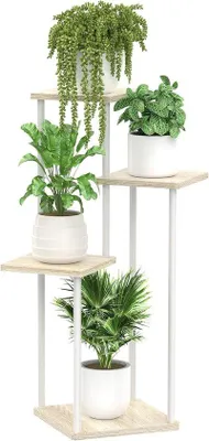 Productafbeelding van Famanu plantenstandaard, 4 etages - zwart