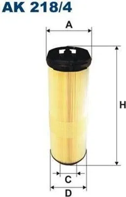 Obrázek produktu pro Vzduchový filtr FILTRON AK 218/4