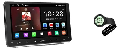 Productafbeelding van Autoradio, schermgrootte, navigatiesysteem, universele compatibiliteit, met afstandsbediening