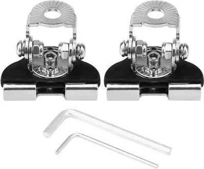 Produktbild von Universelle Werklampenhalter, 2 Stück, Edelstahl, Motorhaube
