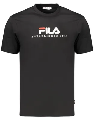 Produktbild von Nachhaltiges Herren T-Shirt Schwarz - Rundhals, Stickerei, Baumwolle