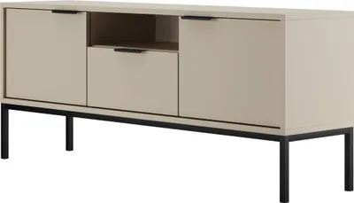 Zdjęcie produktu dla Szafka RTV AUSTIN 135 kaszmir/czarna