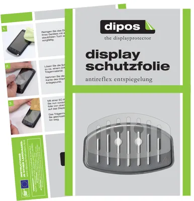 Produktbild von 2x Schutzfolie für Krups EA 8080 Tropfblech matt Displayschutzfolie Display