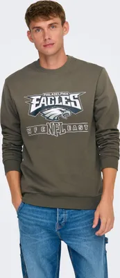 Obrázok produktu pre Weiches Rundhals Sweatshirt Eagles Raiders NFL Langarm Pullover |