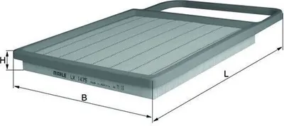 Obrázok produktu pre Vzduchový filter KNECHT LX 1475