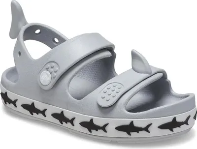 Produktbild von Crocs Crocband Cruiser Shark Sandalen Für Kleinkinder Grau EU 23-24 Jungen,Mädchen Grau EU 23-24