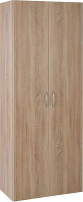 Produktbild von wimex MULTIRAUMKONZEPT Mehrzweckschrank Eiche Sägerau NB, 2 Türen, 5 höhenverstellbare Einlegeböden, ca. 70x185x40 cm (BxHxT), Modern, Innendekor linegrey