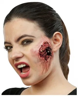 Produktbild von Spinnenbisse Halloween Latexwunde