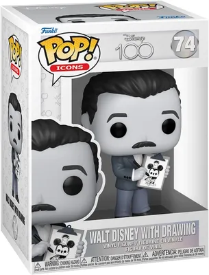 Produktbild von Disney 100 - Walt Disney with Drawing 74 - Funko Pop! Vinyl Figur