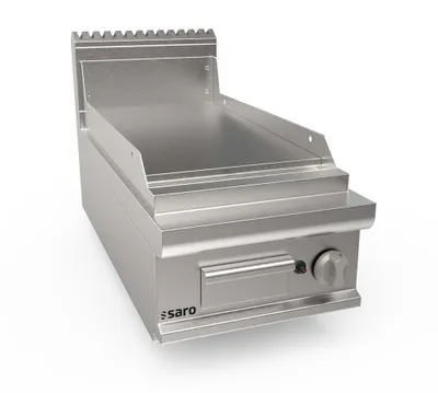 Produktbild von SARO Gasgriddleplatte 400 mm breit Tischgerät glatt Modell LQ / FTG2BBL