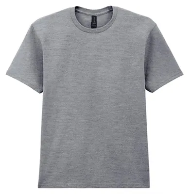 Image de Gildan 65000 | T-shirt Softstyle® Midweight Adult pour Homme - Couleur : Sport Grey (Heather) - Taille : XXL