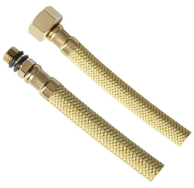Obrázek produktu pro Ohebná hadice, M10x3/8", 40 cm, zlatá matná