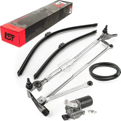 Produktbild von Wischermotor Front Scheibenwischer Wischblatt Gestänge für BMW 3er E90 E91 04-09