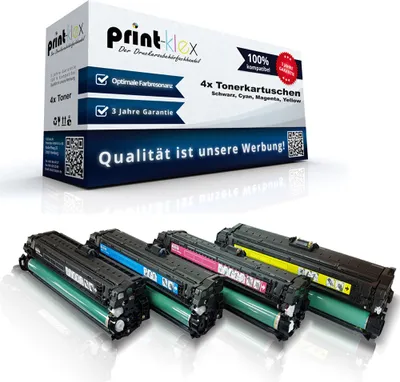 Produktbild von 4x Kompatible Tonerkartuschen für Canon i-SENSYS LBP 710 Cx i-SENSYS LBP 710 Series i-SENSYS LBP 712 Cdn i-SENSYS LBP 712 Cx 040H 0461C001 0459C001 0457C001 0455C001 Yellow Gelb - Office Plus Serie