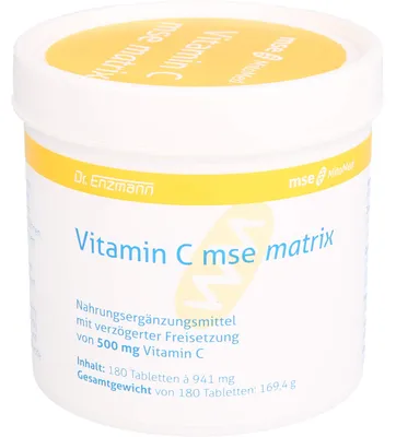 Produktbild von Dr. Enzmann Vitamin C MSE Matrix Tabletten, 180 St. Tabletten