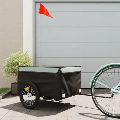 Produktbild von "SALE 2026"Robuste Fahrradanhänger - modernes Design - Transportanhänger - Schwarz und Grau 45 kg Eisen Promotion801776 - Fahrradanhänger