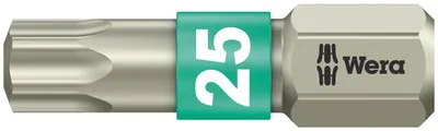 Immagine prodotto di Punta da 1/4" DIN 3126 C6,3 T25 x 25 mm in acciaio inossidabile Wera | 4013288111098