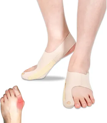Obrázek produktu pro Ortéza na korekci palce (hallux valgus), protiskluzová, 2 kusy, velikost L, vhodná pro denní i noční použití