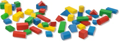 Produktbild von Eichhorn/Heros Bunte Holzbausteine Baby; 100050401